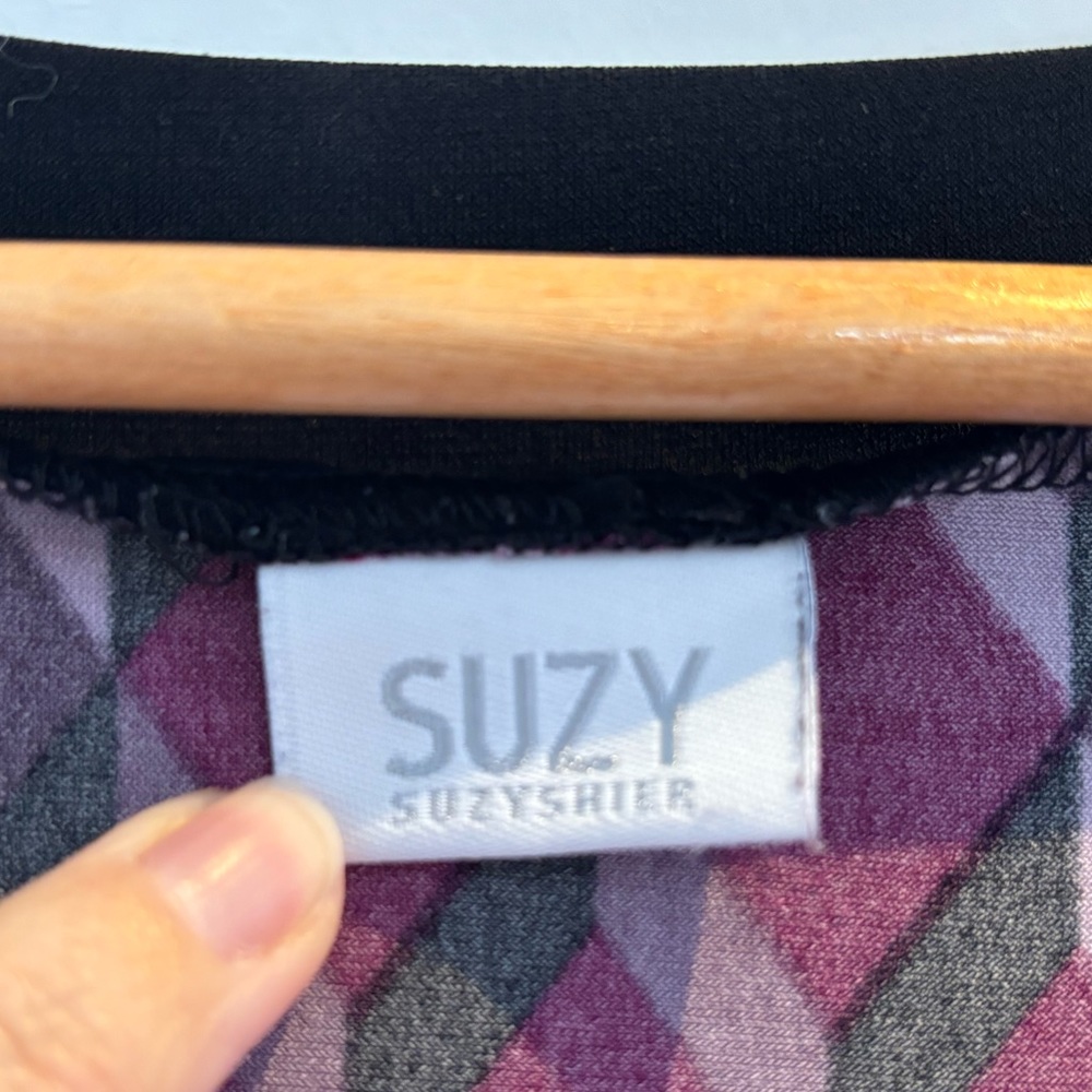 Purple Patterned Top - Picture 4 of 7